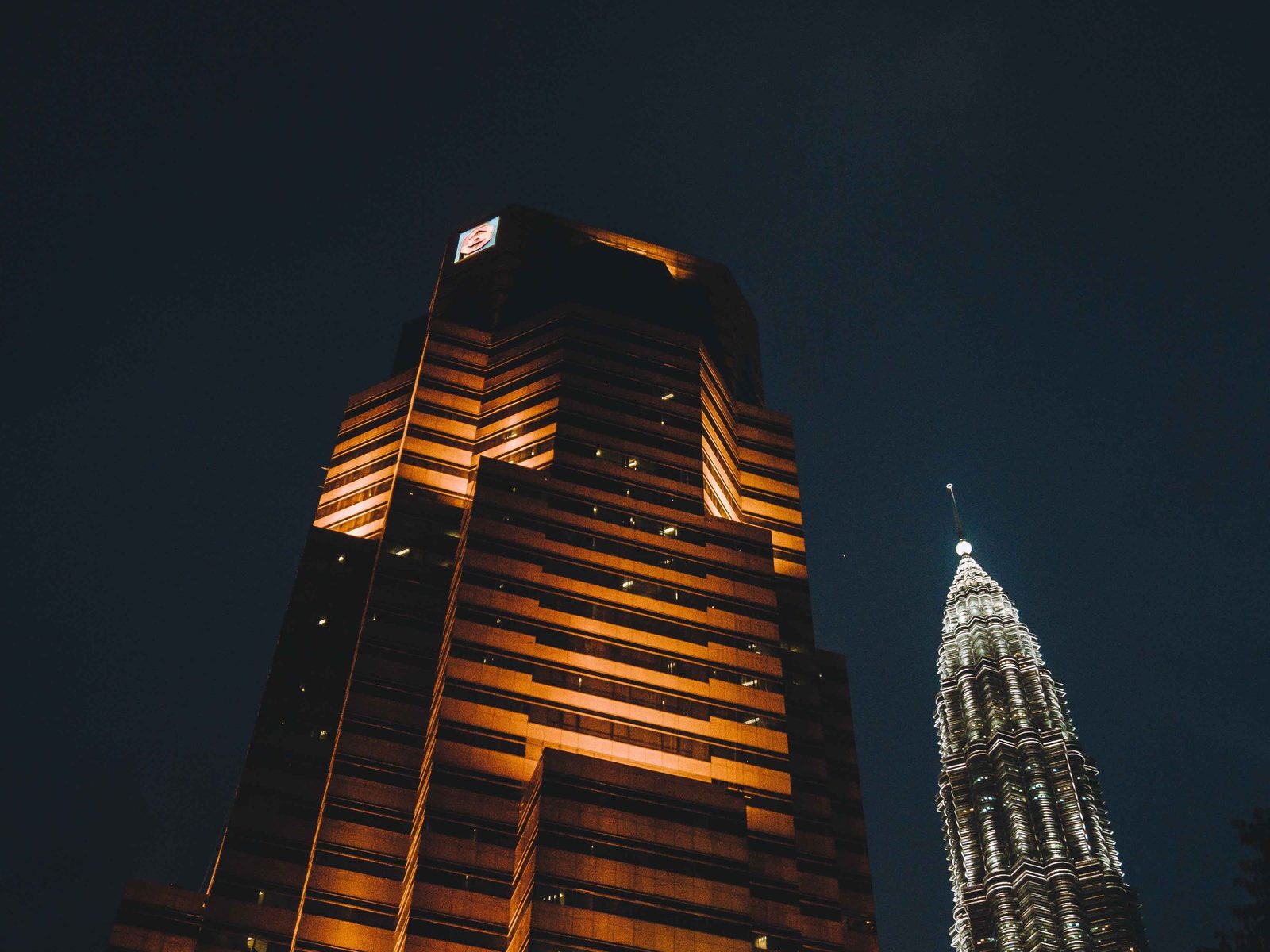 Kuala Lumpur city centre at night